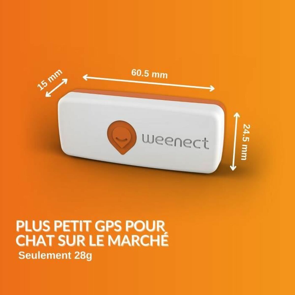 Anti-loss Localiser Weenect Weenect XS GPS Cat White