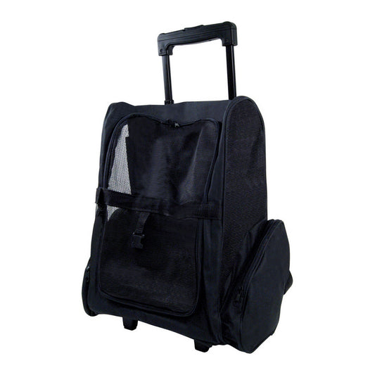 Wheeled Backpack for Macotas Gloria Trolley Trip Black (36 x 30 x 49 cm)