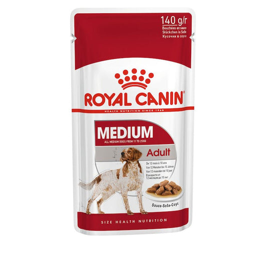 Wet food Royal Canin Medium Adult 10 x 140 g
